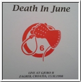 DEATH IN JUNE Live At Gjuro II, Zagreb, Croatia, 15.XI.1998 LP