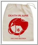 DEATH IN JUNE She Said Destroy CD Bag
